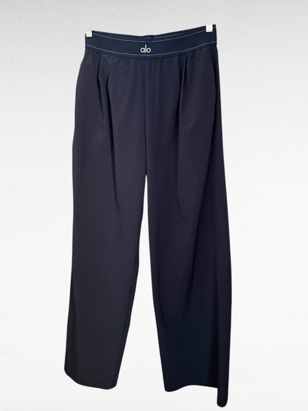 Alo Navy Suit Up Trousers - Medium